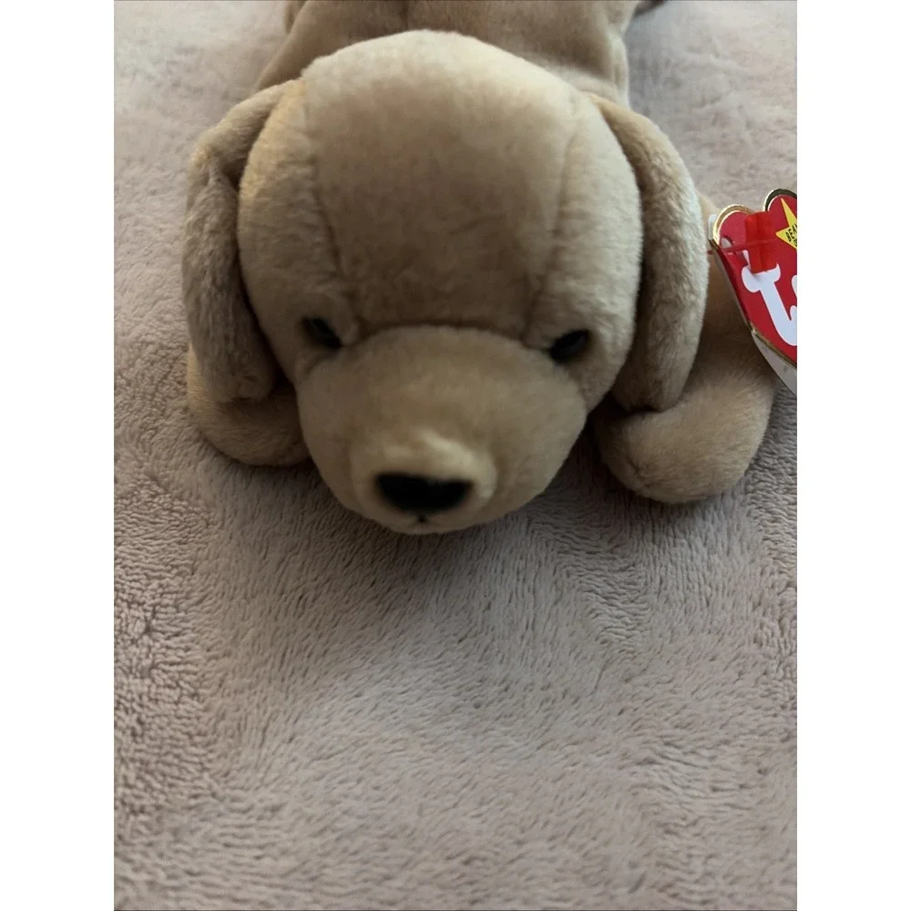 Ty Original Beanie Babies FETCH The‎ Dog Plush Toy With Tags